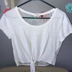 White Crop Top